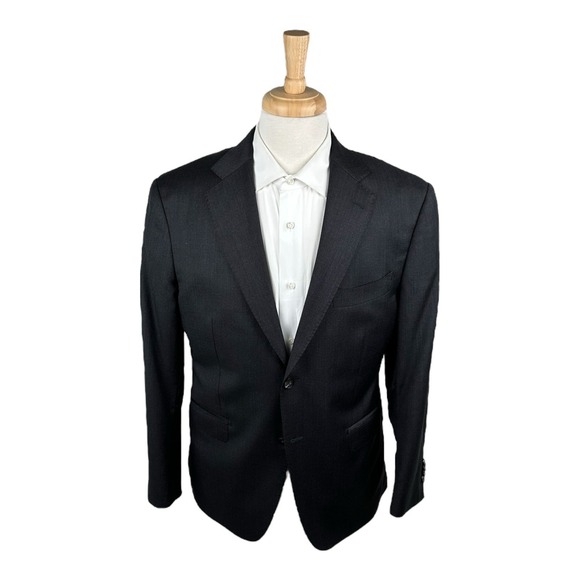 Suit Supply Gray Napoli Single Breasted Zignone Wool Sportcoat Size 42S
